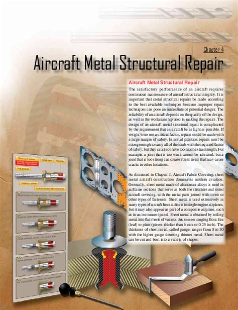 aircraft sheet metal repair pdf|ac 43.13 1b download.